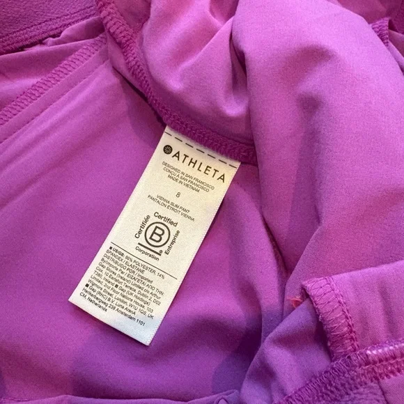 Athleta Vienna Slim Vibrant Purple Pants - Picture 5 of 8